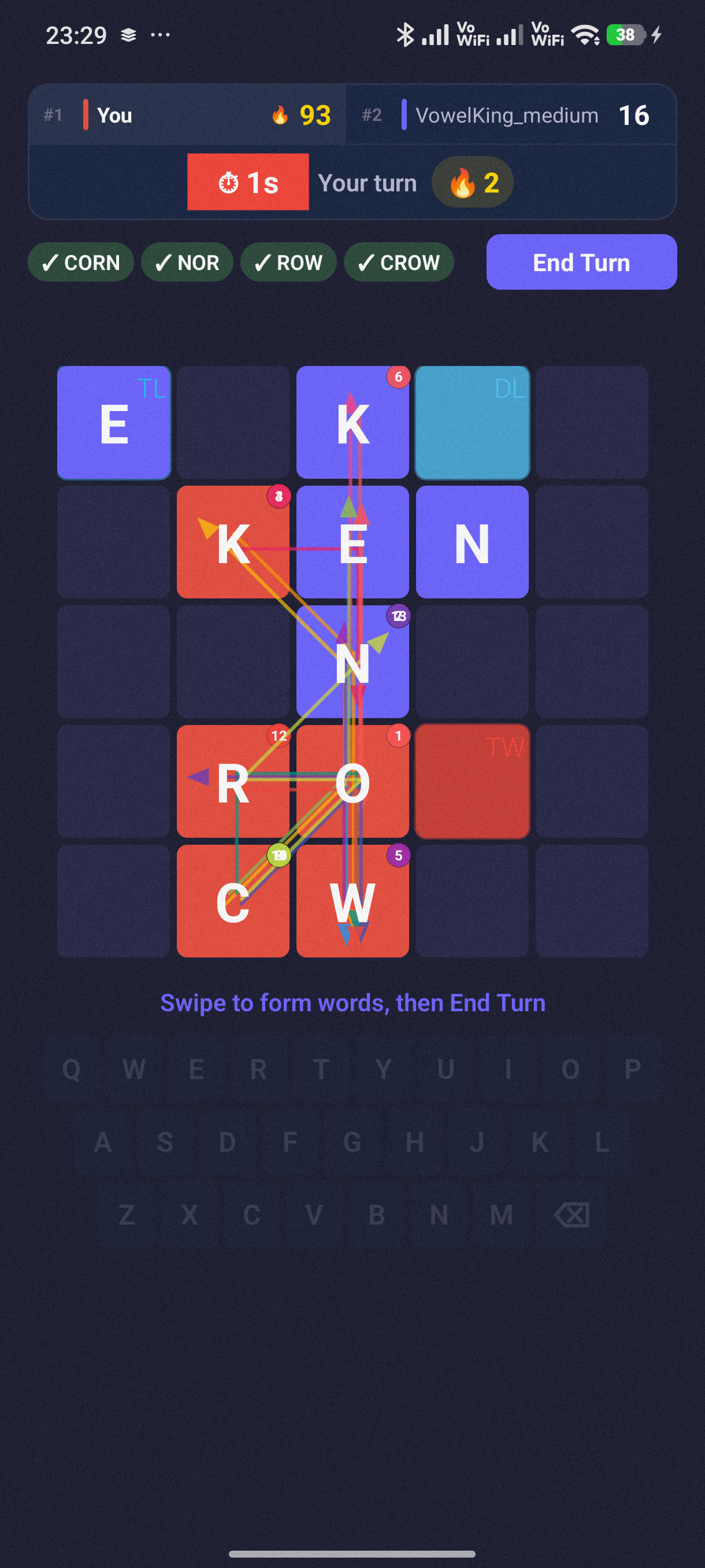 Word Fighter gameplay screenshot
